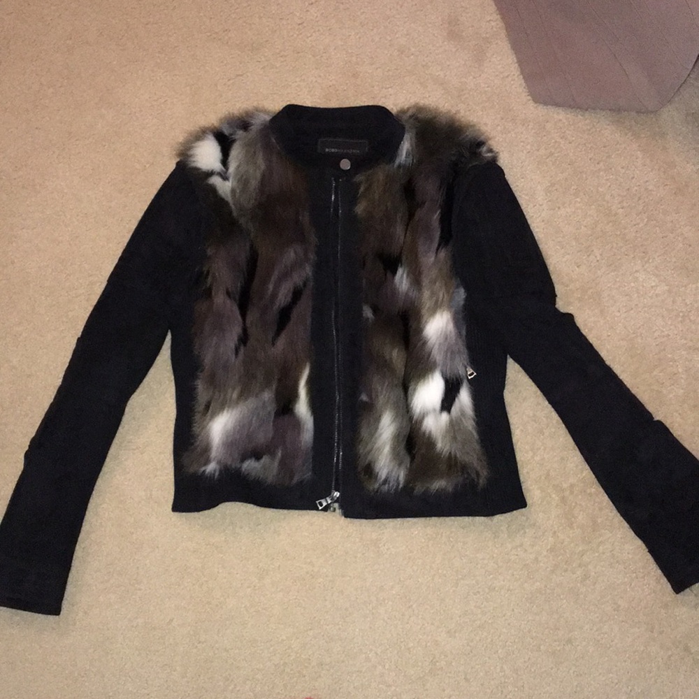 Faux fur/suede jacket